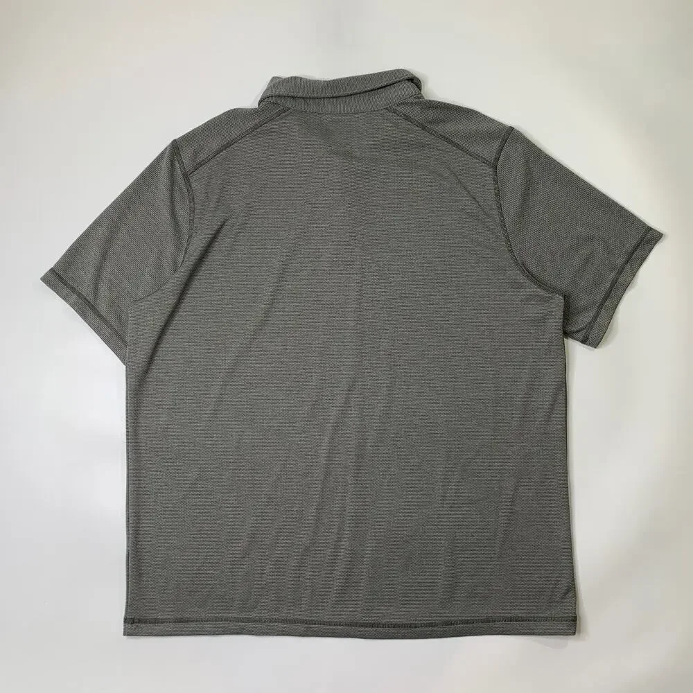The North Face Shirt Mens XXL Herb Green FlashDry Horizon Polo Lightweight Golf